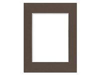 PA Framing, Photo Mat Board, 14 x 18 inches Frame for 10 x 13 inches Photo Art Size - Cream Core/Cappuccino