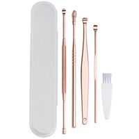 Nicemeet Ear Picking Tool Kit, 5 - Piece Set Stainless Steel Earpick Double - Headed Spiral Type