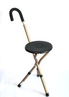Harvy Seat Cane with Adjustable Legs - 250lbs Weight Max. by HARVY