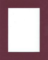 Pack of 10 11x14 Maroon Picture Mats with White Core Bevel Cut for 8x10 Pictures