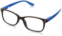 Peepers by PeeperSpecs Wildwood Rectangular Reading Glasses, Brown/Blue, 46 mm, +2.25