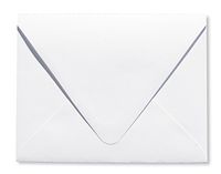 Contour Euro Flap Bright White 25-70lb A7 Envelopes (5 1/4 x 7 1/4) Perfect for 5 x 7 Invitations, Announcements, Weddings by The Envelope Gallery