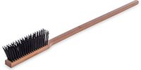 Carlisle 4577200 Pizza/BBQ Oven Brush, Carbon Steel Bristles, 5-1/2" Length x 1-1/2" Width Brush, 39" Overall Length, 2-3/4" Bristle Trim (Pack of 12)