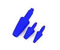 Formula 420 Universal Cleaning Plugs, Storage, and Odor Proofing Glass Water Pipes/Rigs and More (Blue)