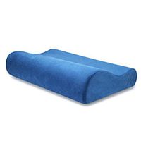 KINDOYO Memory Foam Contour Pillow High-Density Elastic Sleep Pillow Memory Foam Neck Pain Relief Hypoallergenic - Royal Blue