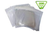 NSM Premium OPP Clear Bag [400P] Resealable Cellophane Wrap Sealing Plastic Bag (3" x 7"(8cm x 18cm))