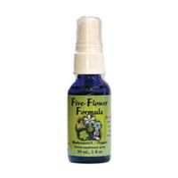 Five-Flower Formula, Spray 1 oz by Flower Essence Services (Pack of 4)