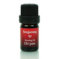 [Benjarong Aroma Oh Pass] Muscle Pain Management aroma oil blend – Rosemary, Peppermint, Nutmeg, Sunflower, Black Pepper essential oils 100% pure therapeutic grade-5ml/0.16oz package