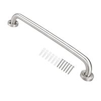 uxcell 1-inch Diameter 30-inch Length 304 Stainless Steel Shower Grab Bar Brushed