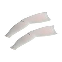 Compression Arm Sleeve for Men Women Youth UV Sun Protection Aqua Fabric Basic Style (Grey, 1 Pair)