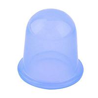 giveyoulucky Cupping Therapy 1 Pc Silicone Vacuum Massager Anti Cellulite Body Cupping Massage Therapy Cup Durable Harmless Non-Toxic Easy to Use Blue