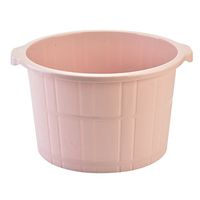 Foot spa Portable Padded Bathtub Foot Bathtub Shower Foot Bathtub Plastic Tub to Relax W41.2cm*H23.5cm (Color : Pink)