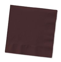 Chocolate Brown, Beverage Napkin, 3 Ply, 50 ct