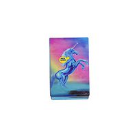 Extra Hard Box for Full Pack of Cigarettes, Cigarette Case Box for 100mm Cigarettes - Unicorn Design