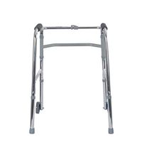 Crutches - Walker Wheeled Old Man Home Four-Legged Walker Aluminum Folding Adjustable Height