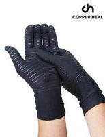 COPPER HEAL Arthritis Compression Gloves - Best Medical Copper Gloves Guaranteed to Work for Rheumatoid Arthritis, Carpal Tunnel, RSI, Osteoarthritis & Tendonitis - Full Hand