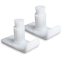 RMS Walker Glide Skis - Universal Fit for Most Walkers - Durable Coaster Gliders for Safety and Stability (1 Pair)