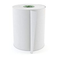 Cascades Tandem 1-Ply Roll Towels, 7 1/2" x 9 1/2", 100% Recycled, White, 758 Towels Per Roll, Pack of 12