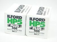 2 X llford HP5 Plus 400, 24 Exp, 35mm Black and White Print Film