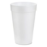 Dart White Styrofoam Cups- 16 oz. (DCC16J16)1000 Cup Count