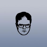 Helmet Black Vinyl Auto Die Cut The Office Fact Macbook Laptop Decoration Dwight Schrute Head Adhesive Vinyl Decal Car Wall Art Wall Notebook Window