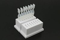 Eye Drops Vial Holder for Single-use Disposable Eye Drops & Storage, Holds 14 Single-Use Disposable vials (7 per Holder) - Two (2) Pack - Znet3D (Blue)