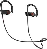 ICONNTECHS IT Wireless Bluetooth Sport Earbuds Headphones V4.1-Stereo In-Ear Noise Cancelling Sweatproof Headset,Microphone/Apt-X & Voice Prompts compatible With IOS and Android Devices (Black)