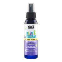 YAYA ORGANICS BABY BUG BAN – All-Natural, Proven Effective Repellent for Babies, Children and Sensitive Skin (4 ounce spray)