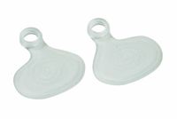 Steins 768-1113-0000 Silic Metatarsal Pad with Toe Loop, Clear, Small/Medium