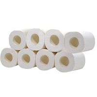 Unionm Toilet Paper Bath Tissue Hollow Replacement Roll Paper Toilet Tissue Kitchen Pape Soft Skin-Friendly Thickened Paper Towels Household Paper 3 Layers (Love Pattern, 2 Packs / 16 Rolls)