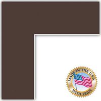 12x28 Cappuccino / Peat Custom Mat for Picture Frame with 8x24 opening size (Mat Only, Frame NOT Included)