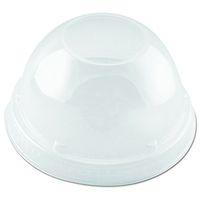 Dart DLR662 Clear Lid PET 662 Dome With Hole (Case of 1000)