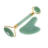2pcs set Natural Gua Sha Jade Facial Massage Roller beauty Tool Body Massage for woman