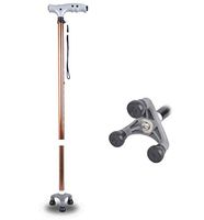 ZWQ Telescopic Folding Cane LED Lightweight Walking Trusty Sticks Great Gifts for Mothers The Elder Fathers Walking Stick