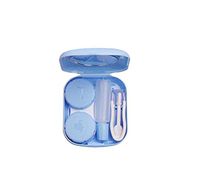 Qingsun Mini Contact Lens Storage Box Case Travel Kit Easy Carry Mirror Container Holde