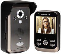 SECO-LARM DP-236Q Wireless Video Door Phone, Complete System, Talk with visitors and unlock doors or gates via the monitor, Includes a kickstand and charging base for the monitor