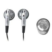 Coby CVE20 Dynamic Digital Stereo Earphones with Carrying Case, Silver (Discontinued by Manufacturer)
