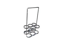 FWF Oxygen Rack with Handle Holds 6 (D OR E Style) CYLINDERS Diameter 4.3" Made in USA