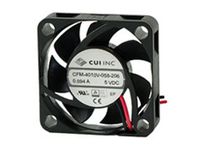 CUI Inc CFM-4010V-185-314 CFM-40V Series 8500 RPM 40 x 40 mm 9.9 CFM 12 V OmniCOOL Bearing DC Axial Fan - 5 item(s)