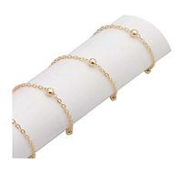 Retro Metal Sunglasses Chain Non-Slip Lanyard Protective Glasses,Gold