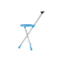 Old Cane Stool, Aluminum Folding Cane Stool, Retractable Height Adjustment Multi-Function Cane Chair