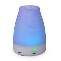 100ML Aromatherapy Ultrasonic Cool Mist Humidifier, Waterless Auto Shut-off and 7 Color LED Lights Changing for Home Office Baby