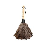 ZHANGY Hand Duster- Ostrich Feather Wood Handle, Spider Web Duster/Anti-Static Home Dust Dirt Cleaning Tool