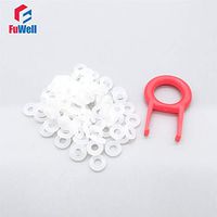 Ochoos 110pcs Keycaps O Ring Seal Switch Sound Dampeners for Cherry MX Keyboard Damper Replacement Noise Reduction Keyboard O-Ring Seal - (Size: 8x5x1.5mm, Color: White)