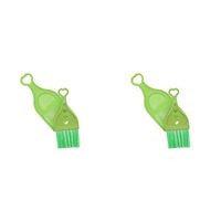 Green Mini Dustpan with Brush - Set of 2
