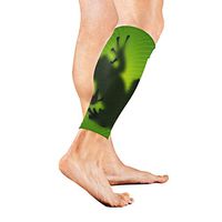 SLHFPX Leg Sleeve Frog Compression Socks Support Non Slip Calf Sleeves for Yoga, Running, Shin Splint, Calf Pain Relief, Runners, Medical, Air Travel, Nursing, Cycling 1Pair