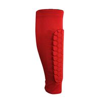 1PC Men Women Premium Calf Compression Sports Socks for Shin Splint Calf Pain Relief Knee Stockings Cycling, Maternity, Travel (Red, L)