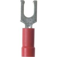 Panduit PV18-10LF-MY Locking Fork Terminal, Funnel Entry, 22 - 18 AWG, #10 Stud Size, Vinyl Insulated