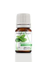 Peppermint Essential Oi 100% Pure Natural, Therapeutic Grade. Ideal for Aromatherapy Diffuser, Repel Mice and Spiders. (5 ml. / 1/6 Ounce)