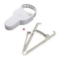 Body Fat Calipers with Manual & Body Fat Tape Measure